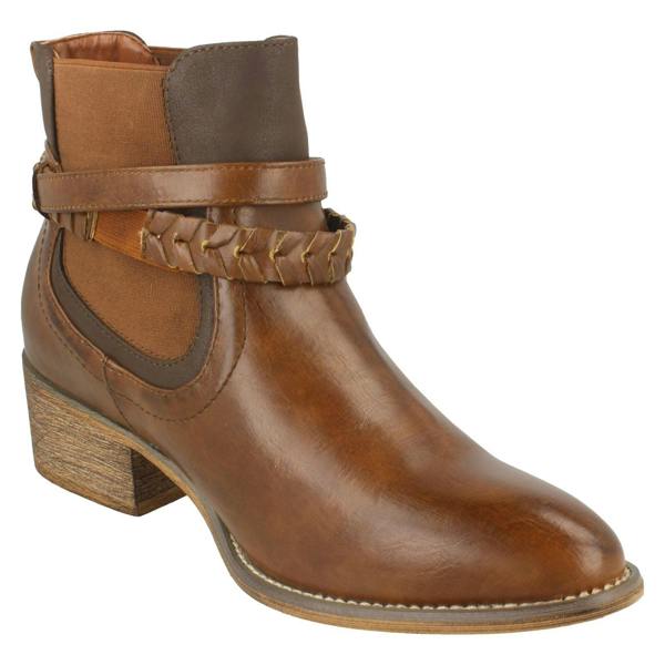 Down to Earth Ladies Down To Earth Heeled Ankle Boots