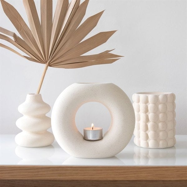 Serano Cream Speckle Bubble Oil Burner