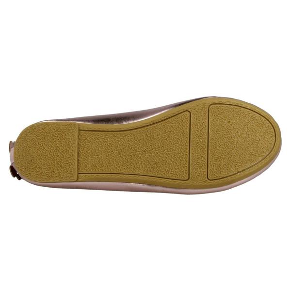 Spot On Girls Spot On Butterfly Heel Trim Ballerinas