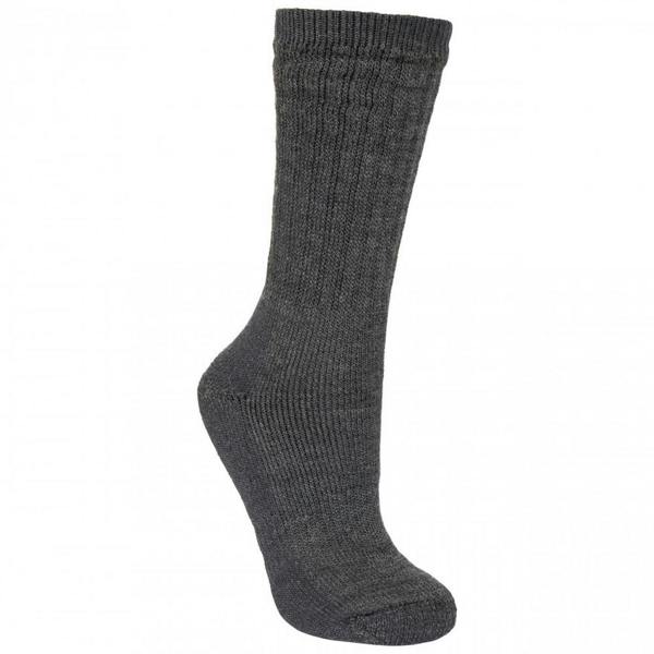 Trespass Mens Stroller Merino Wool Hiking Boot Socks (1 Pair) - Black Marl - 