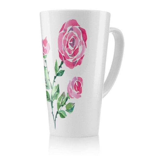 Benjamin Tate Design Rose Print Latte Mug