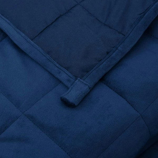 Berkfield Weighted Blanket Blue 138x200 cm Single 6 kg Fabric