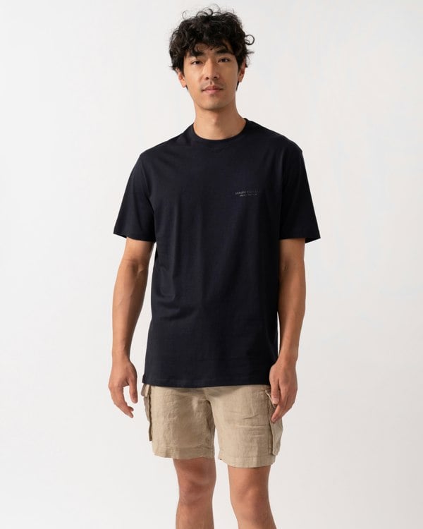 Armani Exchange Mens T-Shirt XM001281-AF10361 - Deep Navy UB101