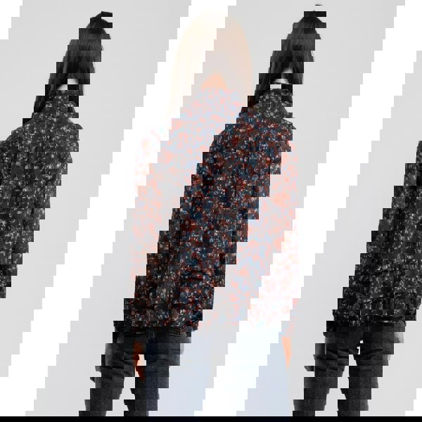 Great Plains Highland Floral Tassle Womens Blouse