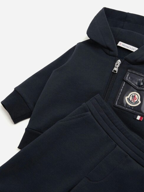 Moncler Enfant Baby Boys Logo Pocket Tracksuit in Navy