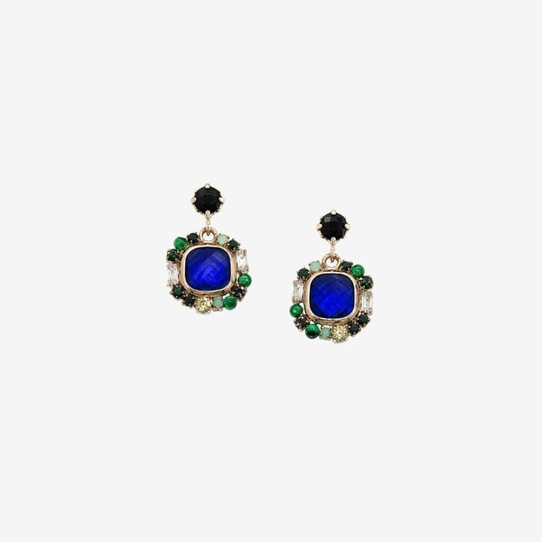 Uchi & Soto Shikaku Blue Stone Earrings