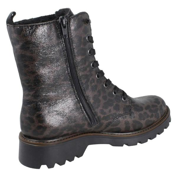 Rieker Ladies Rieker Animal Print Boots 73210