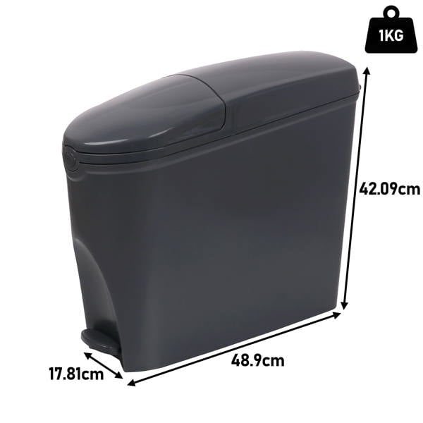 ProWashroom Pro Washroom Sanitary Bin 20L x4 Hygienic Disposal Pedal Bins Baby Hygiene Products