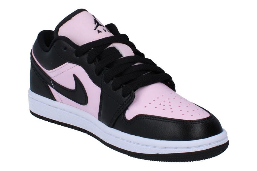 Nike Womens Air Jordan 1 Low Trainers Io3394  663 - Pink Foam Black White 663 - Photo 3