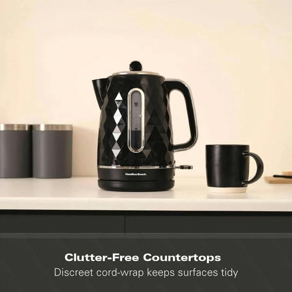 Hamilton Beach Diamond 1.7L Kettle - Black