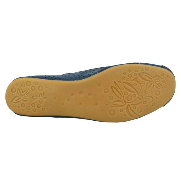 Spot On Ladies Spot On Detailed Ballerina Flats F8006