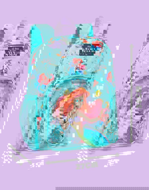 Disney Girls Blue Little Mermaid Backpack (One Size)