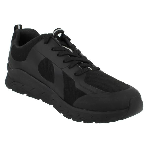 Clarks Boys Clarks Hook and Loop/Lace Up School Shoes Selva Edge