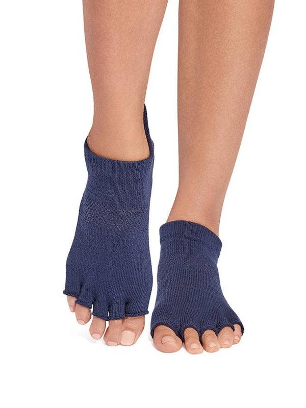 ToeSox Low Rise Half Toe Women's Yoga Grip Socks