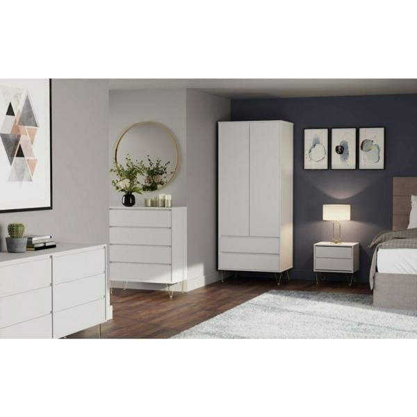 Timber Art Design Monaco 4 Drawer Chest In White