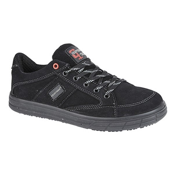 Grafters Men's Skate Type Toe Cap Safety Trainers - Black