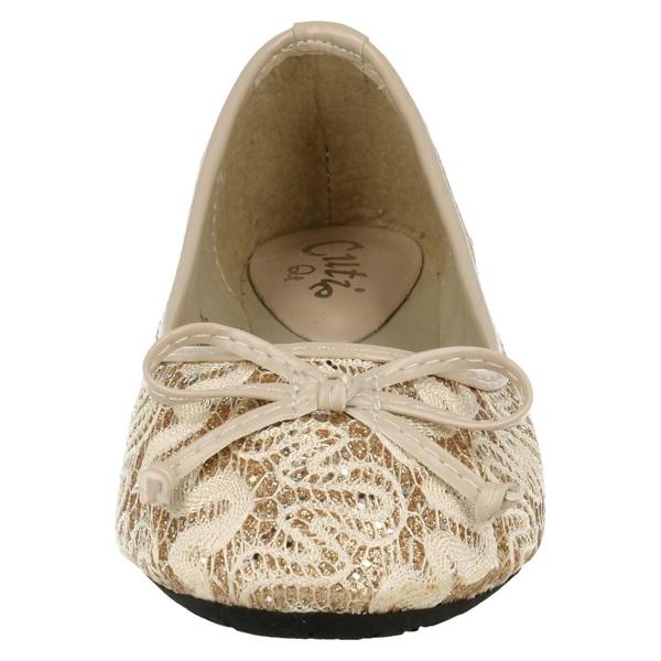 Cutie Girls Cutie Lace Detailing Ballerina Flats