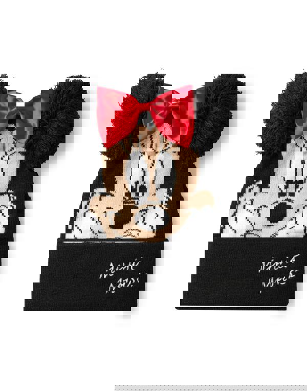 Disney Girls Multicoloured Minnie Mouse Beanie and Gloves Set (One Size) [dis]