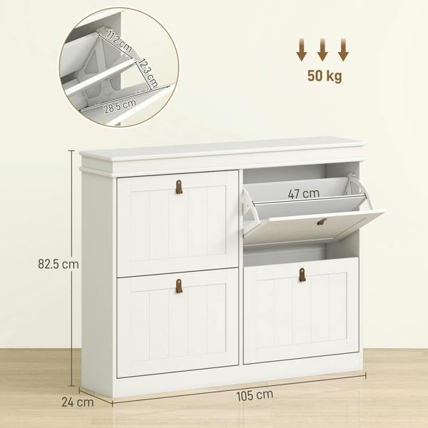 Flip-down Shoe Cabinet