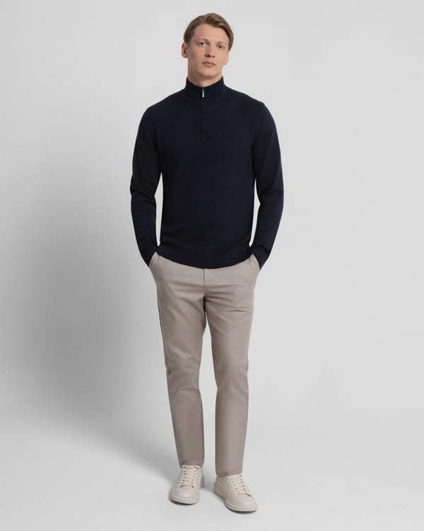Steel & Jelly Knitted 1/4 Zip Jumper