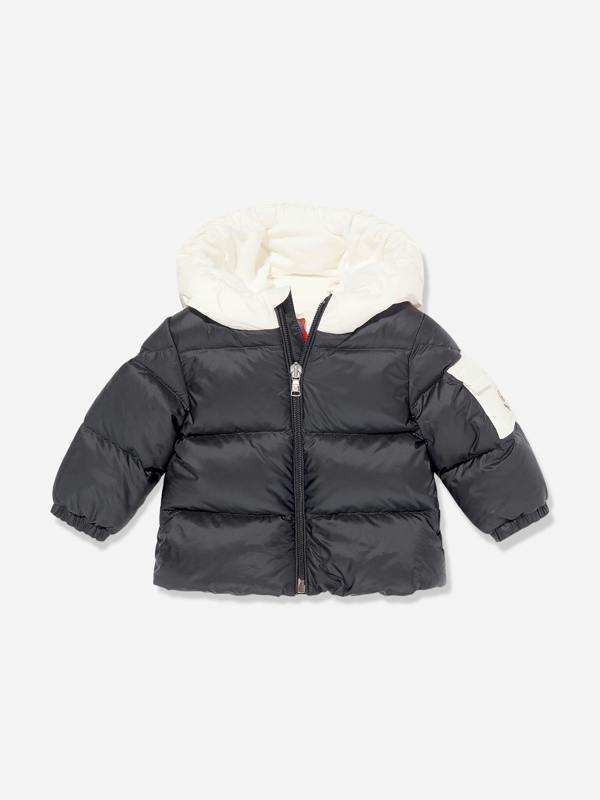 Moncler Enfant Baby Down Padded Ueno Nest in Navy