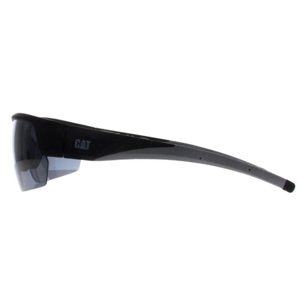 Caterpillar Sunglasses CTS-8022 104P Matte Black Solid Smoke Polarized