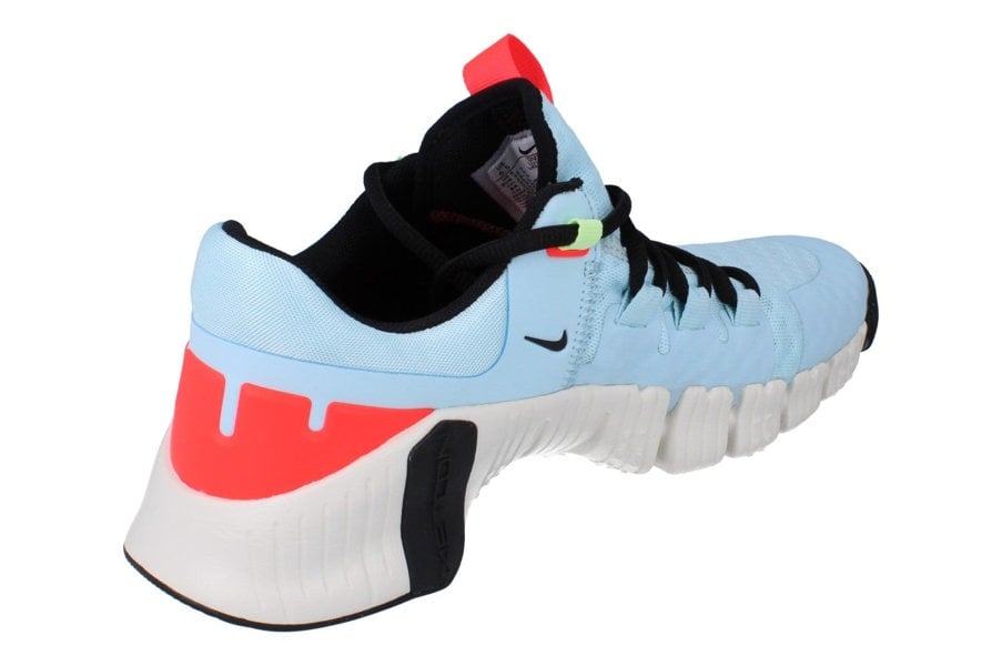 Nike Womens Free Metcon 5 Trainers Dv3950 400 - Glacier Blue Bright Crimson 400 - Photo 2