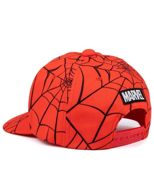 Marvel Spiderman Boys Red Adjustable Curved Peak Cap (One Size)