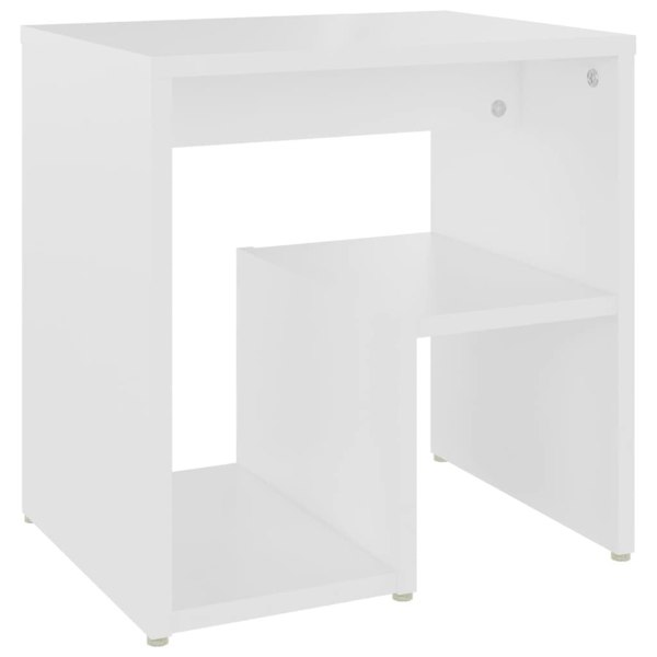 Berkfield Bed Cabinets 2 pcs White 40x30x40 cm Engineered Wood