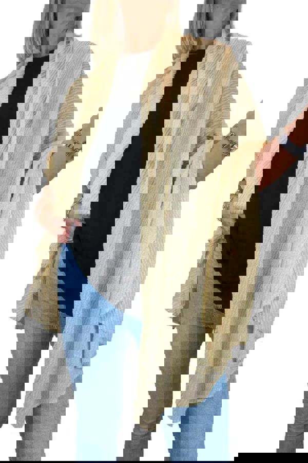 Paulo Due Golden Shimmer Large Shawl Scarf