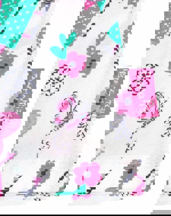 Peppa Pig Girls White Short Sleeve Skater Dress