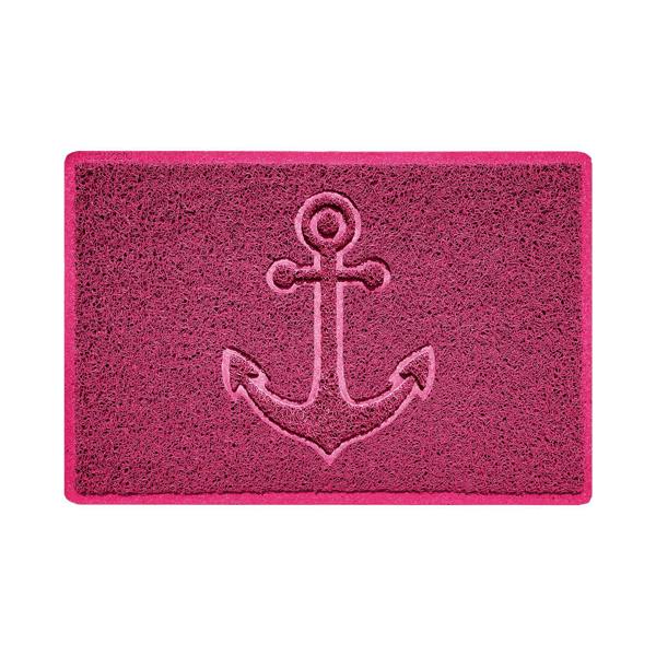 Nicoman "Anchors Away" Grey Spaghetti Door Mat