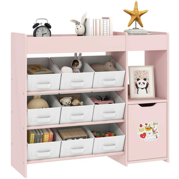 AIYAPLAY Kids Toy Storage with 9 Removable Boxes, Toy Storage Units