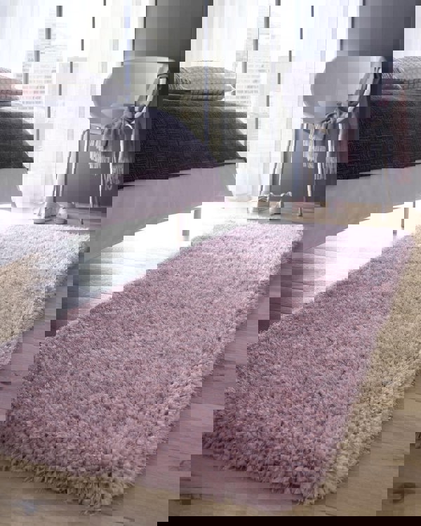 Chicago Pink Shaggy Rug | Cozy & Stylish | The Rugs