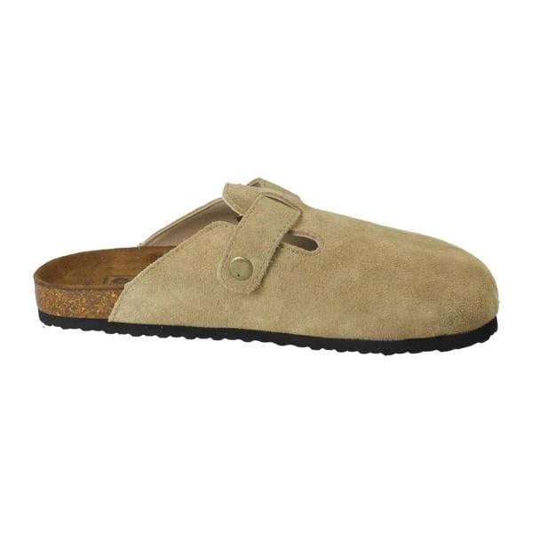 Down to Earth Ladies Down To Earth Buckle Detailed Slip On Mule Sandals F80591