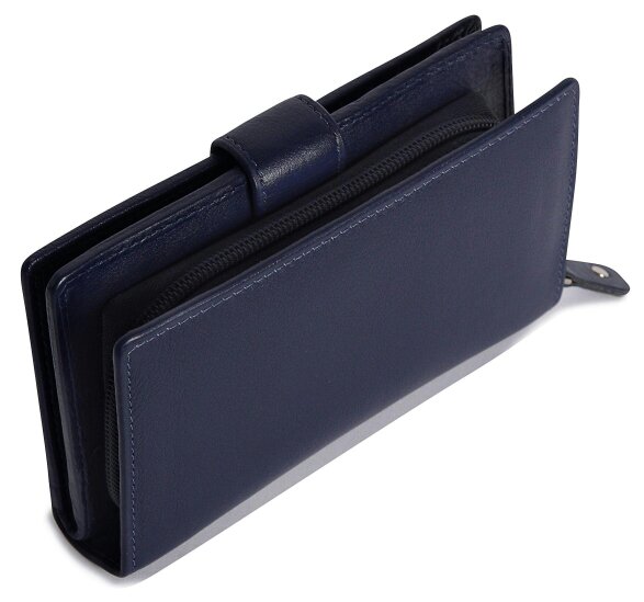 SADDLER Mid-Size Leather Purse Wallet  "Holly" – Handmade by Saddler | RFID Protected & Gift Boxed