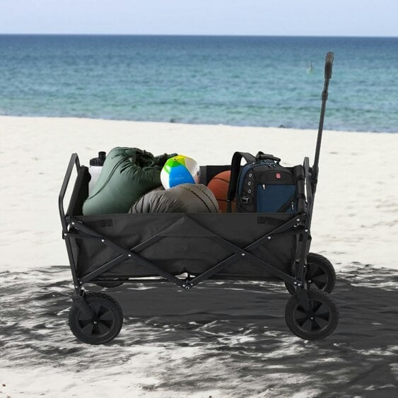 Neo Foldable Collapsible Garden Festival Cart - Black