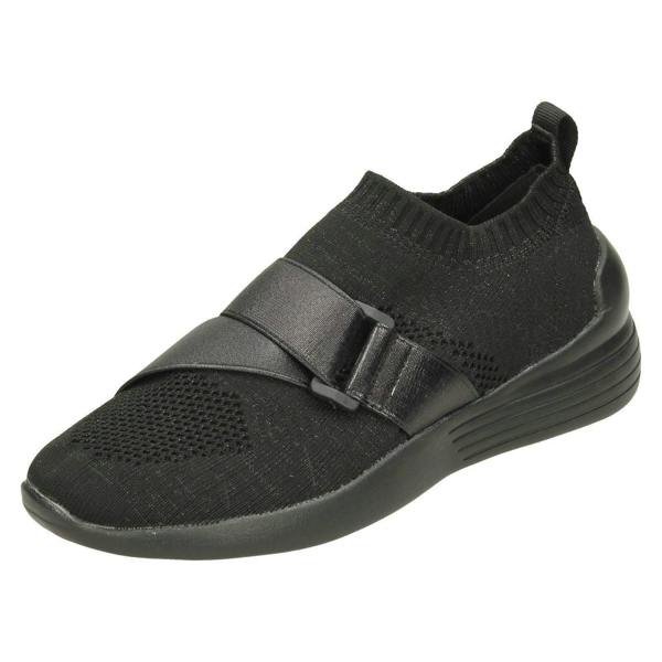 Reflex Ladies Reflex Ribbed Elasticated Pumps F7093