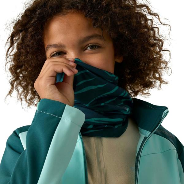 Regatta Childrens/Kids Multitube II Zebra Print Snood - Mediterranea - 