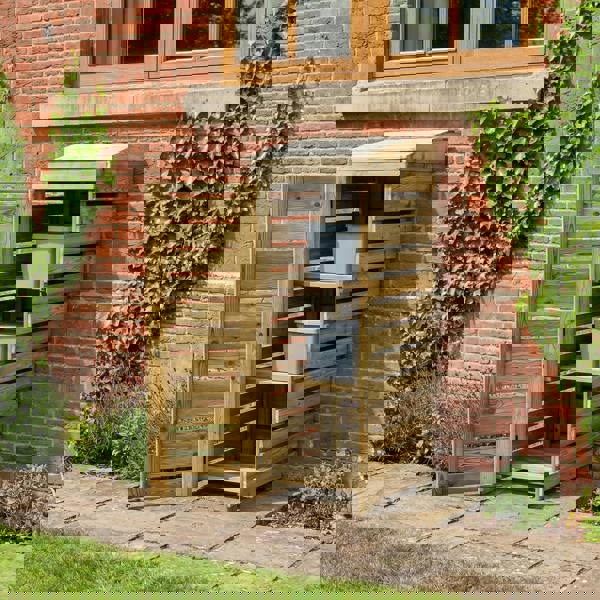 Arbor Garden Solutions Binbreeze 3 Bins Recycling Storage Organizer