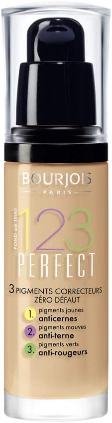Bourjois Paris Bourjois 123 Perfect Foundation, Various Shades, 30ml