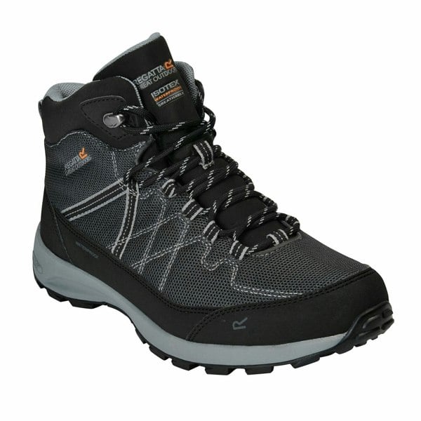 Regatta Mens Samaris Lite Walking Boots - Black/Dark Steel