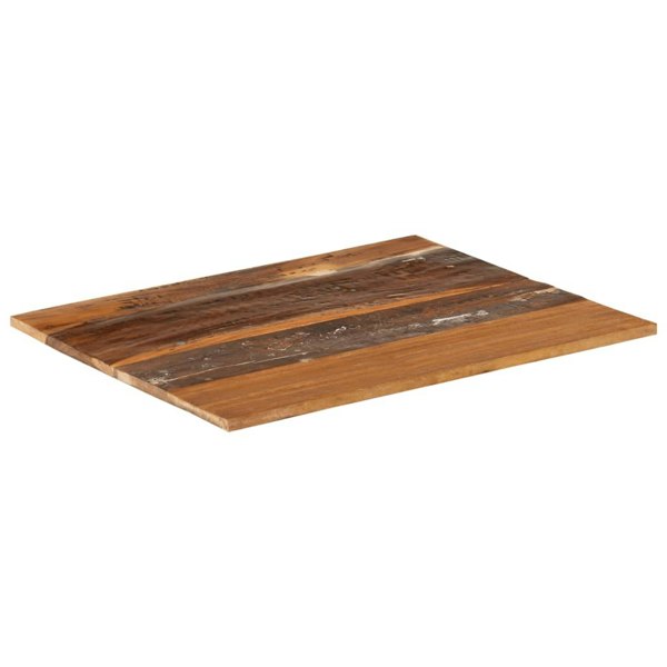 Berkfield Rectangular Table Top 60x70 cm 15-16 mm Solid Reclaimed Wood