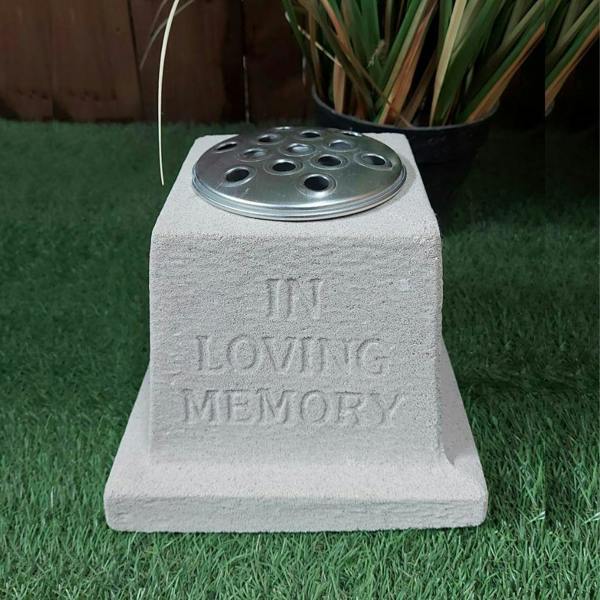 Sandstone Memorial Vase