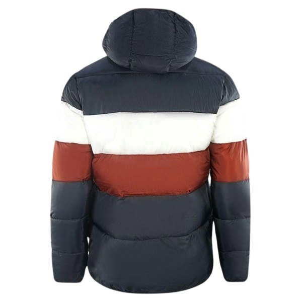 Lyle & Scott Colour Block Puffer Jacket - Navy Blue