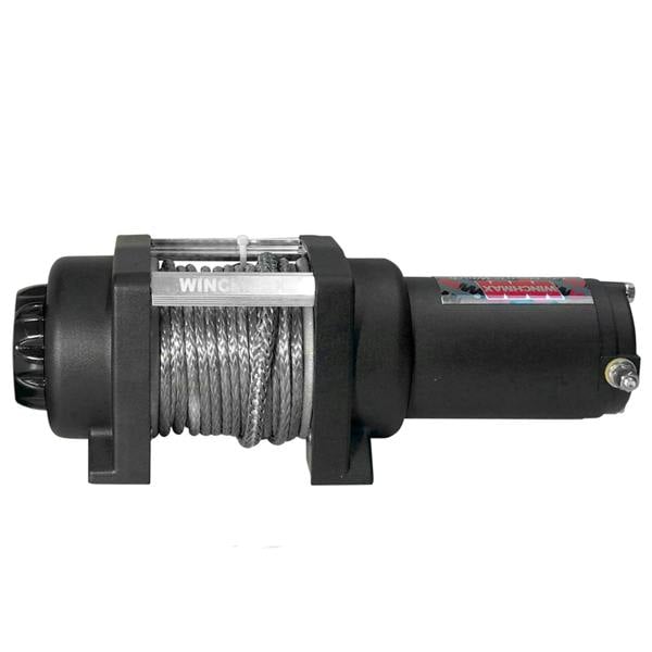 Winchmax 3,000lb (1,361kg) 24V Military Grade Winch 155m x 5mm Dyneema Rope, Remotes