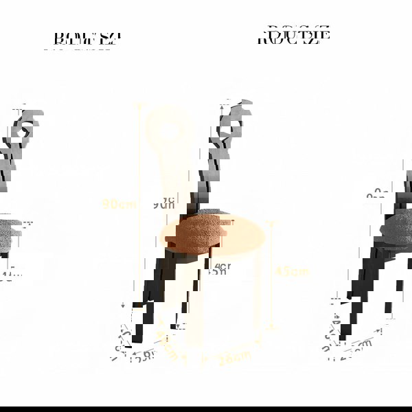 Amaris Dining Chair, Boucle-Rit Concept-Rit Concept