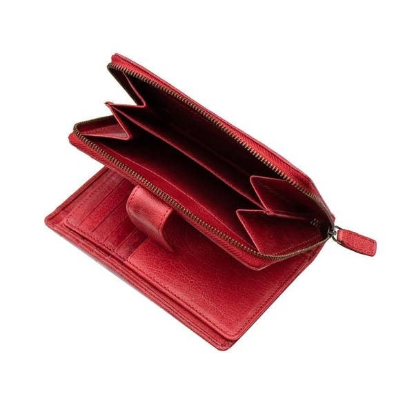 PRIMEHIDE Bifold Leather Purse For Women Arizona