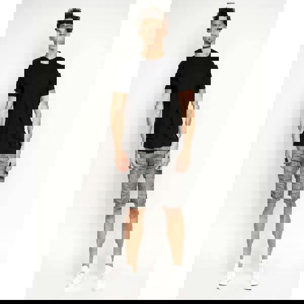 Crosshatch Mens Winston MVE Denim Shorts - Dark Grey - 