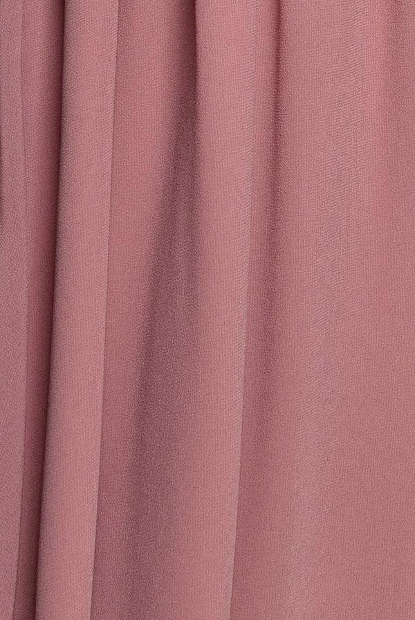 Wrap Back With Front Slit Chiffon Maxi Dress - Lilac DR2800